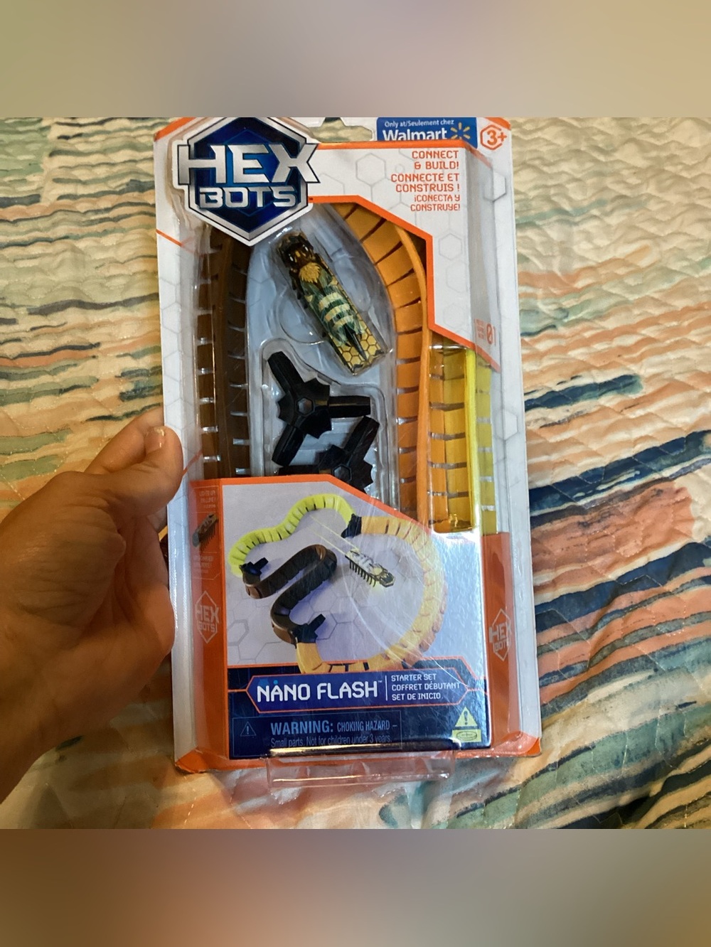 HEXBUG Nano Flash Starter Set - Yellow Nano with flexible Jelly Walls